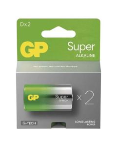 GP D Super alkalická (LR20) - 2 ks