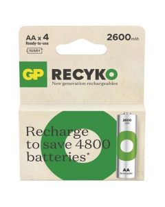 GP AA ReCyko 2 600 mAh, nabíjecí, (HR6), 4 ks PP