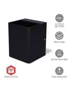 Nedis ZBLOW10RGBW - Venkovní světlo Smartlife| 2 x 270 lm | Zigbee 3.0 | 12 + 4 W | RGB / Teplá Bílá | 2700 K | Hliník 