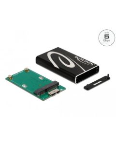 Delock Externí pouzdro s USB SuperSpeed na SSD mSATA