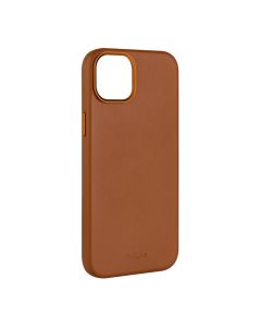 FIXED MagLeather kožený kryt iPhone 15, hnědý