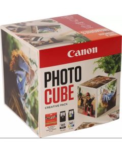 Canon CARTRIDGE PG-560/CL-561 PHOTO CUBE Creative Pack White Orange - 5x5 fotopapír (PP-201 40 obr.)