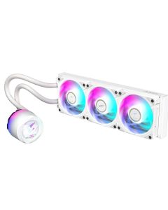 GIGABYTE vodní chladič AORUS WATERFORCE X II 360 ICE 120mm ARGB, LCD displej