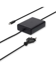Nedis NBAU45110BK - Adaptér k notebooku| GaN | 45 W | 5 / 9 / 12 / 15 / 20 V DC | 2.25 / 2.33 / 2.92 / 3.0 A | Euro / Ty
