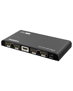 PremiumCord HDMI 2.0 splitter 1-4 porty, 4K x 2K/60Hz, FULL HD, 3D, černý