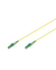 DIGITUS Fiber Optic simplex patch kabel, Singlemode, LC/APC - LC/APC, OS2, 9/125µ, 3 m