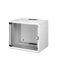 DIGITUS DN-49204 Nástěnná skříň 9U, SOHO PRO, nesmontovaná, 19", 460 x 540 x 400 mm, šedá (RAL 7035)