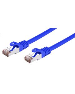 C-TECH Kabel patchcord Cat6, FTP, modrý, 1m