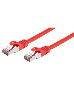C-TECH Kabel patchcord Cat6, FTP, červený, 0,25m