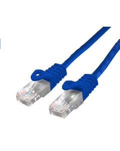 C-TECH Kabel patchcord Cat6, UTP, modrý, 2m