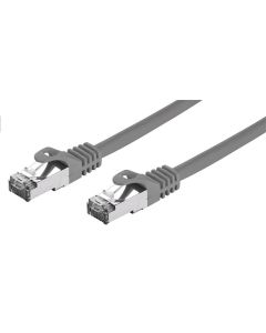 C-TECH Kabel patchcord Cat7, S/FTP, šedý, 3m