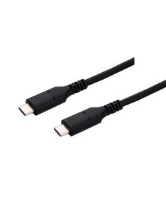 C-TECH Kabel USB 4.0, Type-C (CM/CM), PD 100W, 40Gbps, 1m, černý
