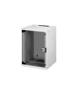 DIGITUS DN-49102 Nástěnná skříň 9U, SOHO PRO, nesmontovaná, 10", 460 x 315 x 300 mm, šedá (RAL 7035)