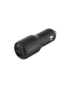 Belkin BOOST CHARGE™ 42W Duální Power Delivery PPS nabíječka do auta - 30W USB-C & 12W USB-A, černá