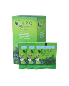 Zelený čaj Puro - máta, Fairtrade, Bio, 25x 1,5 g