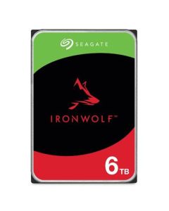 Seagate IronWolf, NAS HDD, 6TB, 3.5", SATAIII, 256MB cache, 5.400RPM
