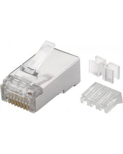 PremiumCord Konektor RJ 45 stíněný, CAT6A, AWG 24-26