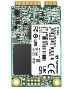 TRANSCEND MSA220S 128GB SSD disk mSATA, SATA III 6Gb/s (3D TLC), 560MB/s R, 500MB/s W