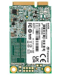 TRANSCEND MSA220S 64GB SSD disk mSATA, SATA III 6Gb/s (3D TLC), 550MB/s R, 350MB/s W