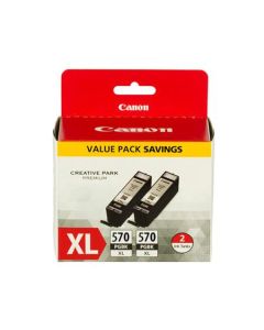 Canon cartridge PGI-570XL BK TWIN/black/SEC/2x22ml