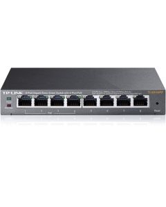 TP-Link TL-SG108PE PoE switch, 8x GLAN/4x PoE, 802.3af, 55W, 10/100/1000Mbps