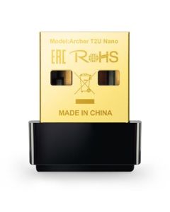 TP-Link Archer T2U Nano - AC600 Wi-Fi USB Adapter, Nano Size, USB 2.0