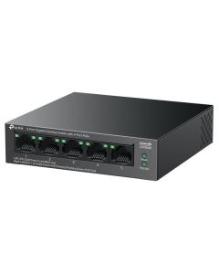 TP-Link LS105GP Switch 1x GLAN, 4x GLAN s PoE+, 65W