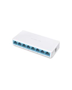 MERCUSYS MS108, 8-port 10/100M mini Desktop Switch, 8 10/100M RJ45 ports, Plastic case