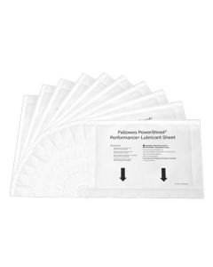 Fellowes čistící olejové listy  PowerShred Performance+ pro skartovací stroje (10ks)