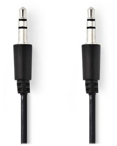NEDIS kabel jack 3,5 mm - jack 3,5 mm/ černý/ bulk/ 1m