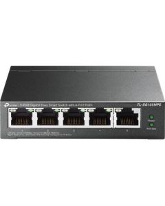 TP-Link Switch TL-SG105MPE Easy Smart, 5x GLAN, 4x PoE+, 120W