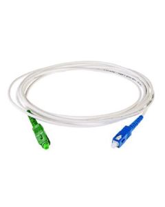 OPTIX SC/APC-SC/UPC FLEXI optický patch cord G.657B3 LSOH 2mm 7m bílý simplex