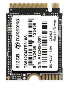 TRANSCEND MTE310S 512GB SSD disk M.2 2230, NVMe PCIe Gen4 x4, 3D TLC, DRAM-less, 3300MB/s R, 1700MB/s W