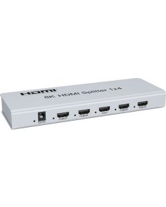 PremiumCord HDMI 2.1 splitter 1-4 porty, 8K@60Hz, 4K@120Hz, 1080p, HDR
