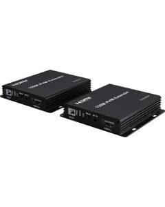 PremiumCord HDMI KVM extender na 150m přes jeden kabel Cat5e/Cat6, FULL HD 1080p