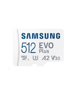 Samsung EVO Plus/micro SDXC/512GB/160MBps/UHS-I U3 / Class 10/+ Adaptér