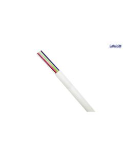 DATACOM Telefonní kabel 6-žilový lanko 100m bílý