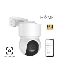 iGET HOME Camera CS8 White - bezdrátová venkovní 2K kamera, Auto tracking, krytí IP65, zvuk