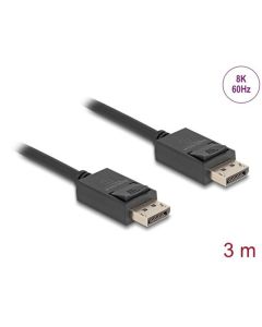 Delock DisplayPort kabel 16K 30 Hz / 8K 60 Hz 40 Gbps 3 m