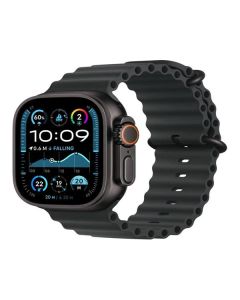 Apple Watch Ultra 2 (2024) 49mm Černý titan s černým oceánským řemínkem