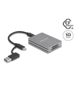 Delock USB Type-C™ čtečka karet pro paměťové karty SD a CFexpress typu A
