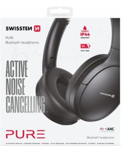 SWISSTEN BLUETOOTH ANC SLUCHÁTKA PURE ČERNÁ