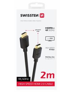 SWISSTEN KABEL HDMI NA HDMI 4K 60Hz 2,0 M PVC