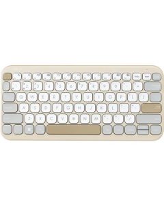 ASUS klávesnice KW100 Oat Milk - bezdrátová/bluetooth/CZ/SK/krémová with copilot key