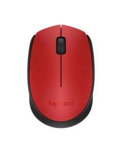Logitech myš Wireless Mouse M171, optická, 2 tlačítka, červená, 1000dpi