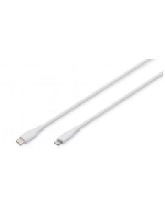 Digitus USB-C Silicone charging cable, USB-A - USB-C 2m, USB 2.0, 60W, black
