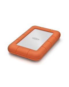 LACIE RUGGED 2TB USB-C USB3.0 Drop crush and rain-resistant for all terrain use orange