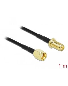 Delock Anténní kabel RP-SMA samec na RP-SMA samice LMR/CFD100 1 m low loss