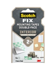 Montážní čtverečky Scotch, oboustranné, 16 ks