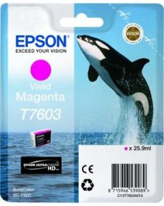 EPSON cartridge T7603 Vivid Magenta (kosatka)
